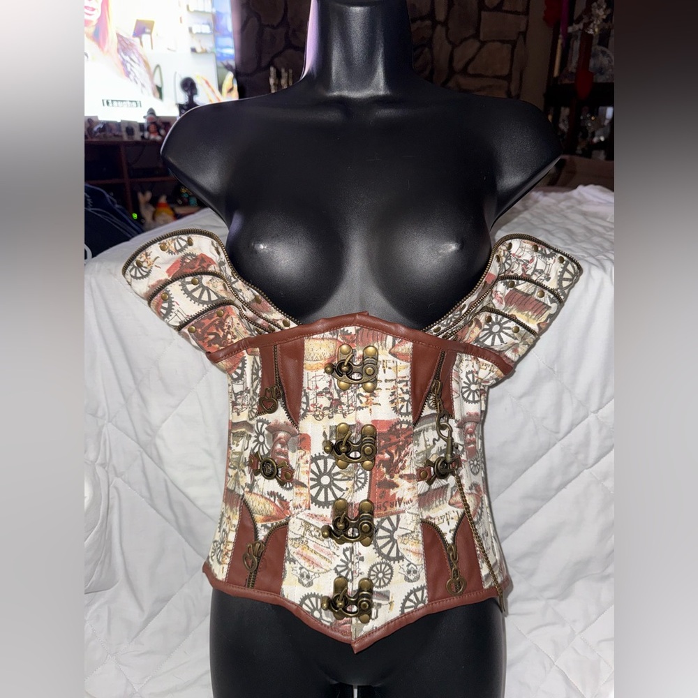 Steampunk With Boning Tie Back Coset